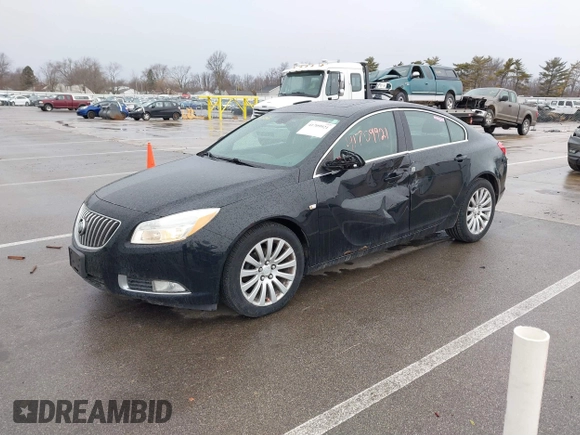 2011 Buick Regal CXL RL2 with VIN 2G4GP5EC8B9178219, listed as a IAAI auction lot 41709921 with 185,797 mi miles. Bid and sale history available at carsss.com. Image 2.