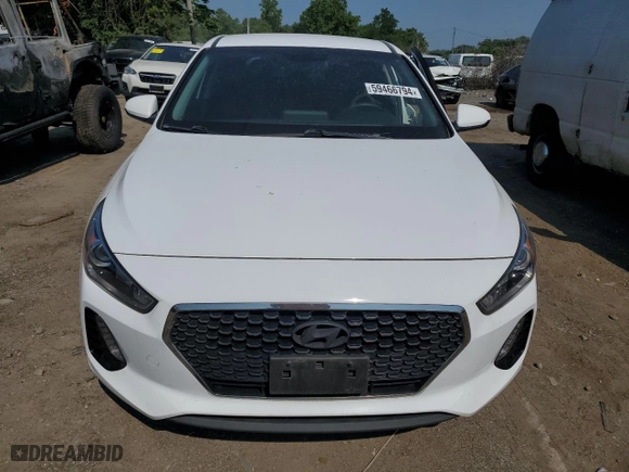 2018 Hyundai Elantra GT with VIN KMHH35LE3JU074422, listed as a Copart auction lot 59466794 with 69,448 mi miles and Salvage Title. Bid and sale history available at carsss.com. Image 5.