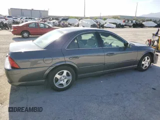 2000 Lincoln LS with VIN 1LNHM87A6YY857193, listed as a Copart auction lot 63065804 with 91,542 mi miles and Salvage Title. Bid and sale history available at carsss.com. Image 3.
