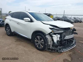 2020 Nissan Murano S with VIN 5N1AZ2AJXLN174772, listed as a IAAI auction lot 41728117 with 60,718 mi miles. Bid and sale history available at carsss.com. Image 1.