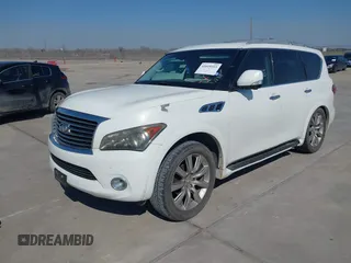 2012 Infiniti QX56 8-passenger with VIN JN8AZ2ND8C9715811, listed as a IAAI auction lot 41619315 with 198,187 mi miles and . Bid and sale history available at DreamBid. Image 17.