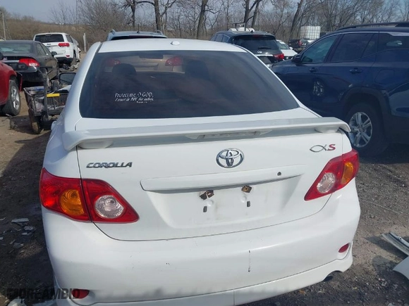 2010 Toyota Corolla with VIN 1NXBU4EE9AZ169867, listed as a IAAI auction lot 41791482 with 184,417 mi miles. Bid and sale history available at carsss.com. Image 16.