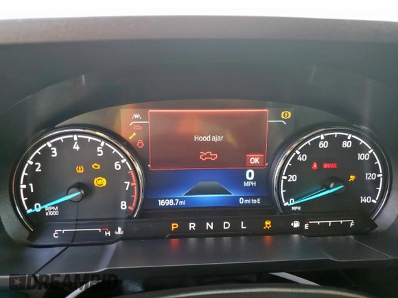 2024 Ford Maverick XLT with VIN 3FTTW8J94RRB33476, listed as a Copart auction lot 56960885 with 1,698 mi miles and Salvage title. Bid and sale history available at DreamBid. Image 9.