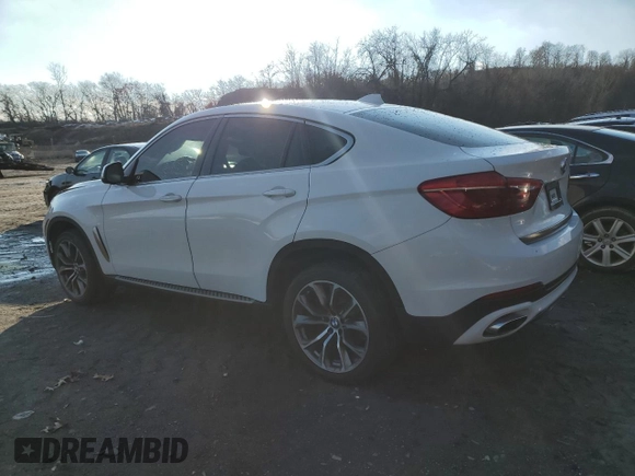 2016 BMW X6 xDrive50i with VIN 5UXKU6C52G0R99950, listed as a Copart auction lot 83029484 with 33,022 mi miles and Salvage Title. Bid and sale history available at carsss.com. Image 2.