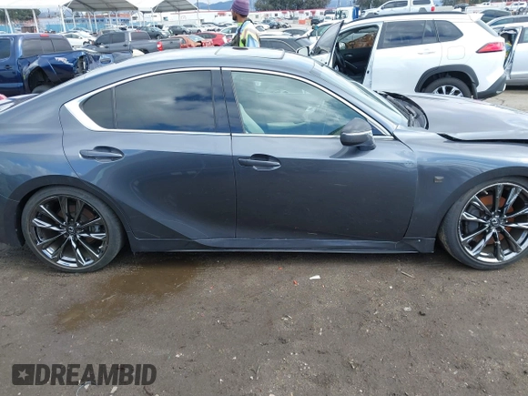 2021 Lexus IS 350 F Sport with VIN JTHGZ1B28M5047647, listed as a IAAI auction lot 41520143 with 27,544 mi miles and . Bid and sale history available at DreamBid. Image 13.