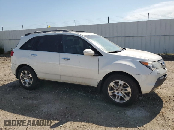 2009 Acura MDX Tech Pkg with VIN 2HNYD28659H001840, listed as a Copart auction lot 63288324 with 283,596 mi miles and Salvage Title. Bid and sale history available at carsss.com. Image 4.