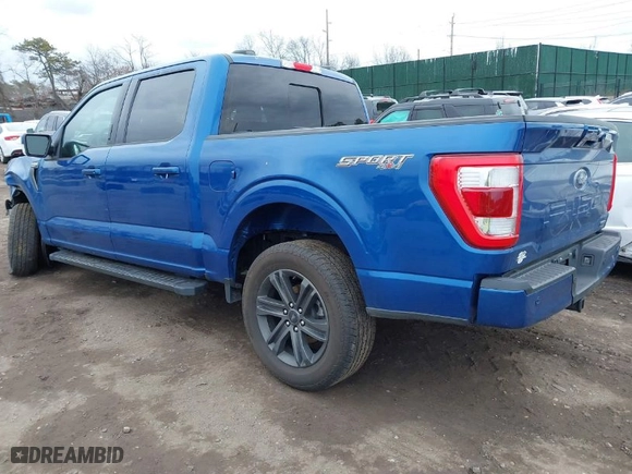 2022 Ford F-150 XL with VIN 1FTFW1E82NKE41217, listed as a IAAI auction lot 41710276 with 26,731 mi miles. Bid and sale history available at carsss.com. Image 3.