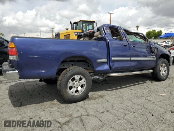 2000 Toyota Tundra SR5 with VIN 5TBRT3415YS027876, listed as a Copart auction lot 51021135 with 189,279 mi miles and Salvage Title. Bid and sale history available at DreamBid. Image 3.