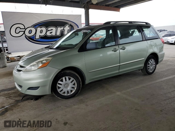 2007 Toyota Sienna CE with VIN 5TDZK23C77S011376, listed as a Copart auction lot 54717295 with 303,637 mi miles and Clean Title. Bid and sale history available at carsss.com. Image 1.