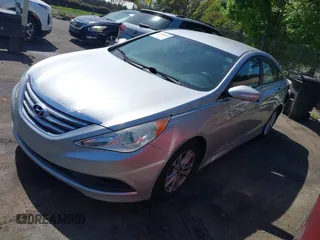 2014 Hyundai Sonata GLS with VIN 5NPEB4AC9EH852955, listed as a IAAI auction lot 42048474 with 107,357 mi miles and . Bid and sale history available at carsss.com. Image 2.