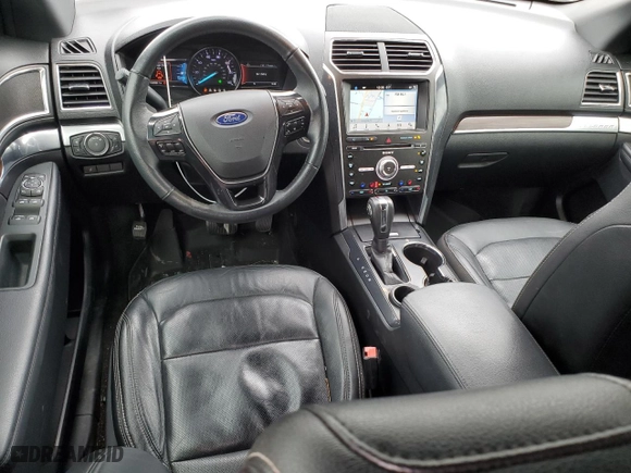 2018 Ford Explorer Limited with VIN 1FM5K7FH1JGB52380, listed as a Copart auction lot 47739835 with 128,590 mi miles and Salvage Title. Bid and sale history available at carsss.com. Image 8.