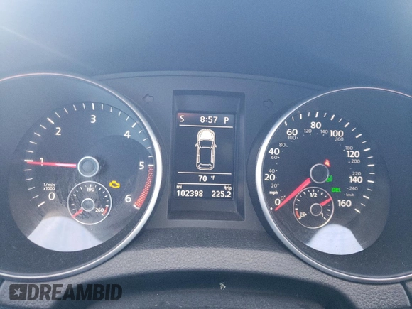 2014 Volkswagen Jetta SportWagen TDI w/Sunroof & Nav with VIN 3VWPL7AJXEM616974, listed as a Copart auction lot 73279654 with 102,398 mi miles and Salvage Title. Bid and sale history available at carsss.com. Image 9.