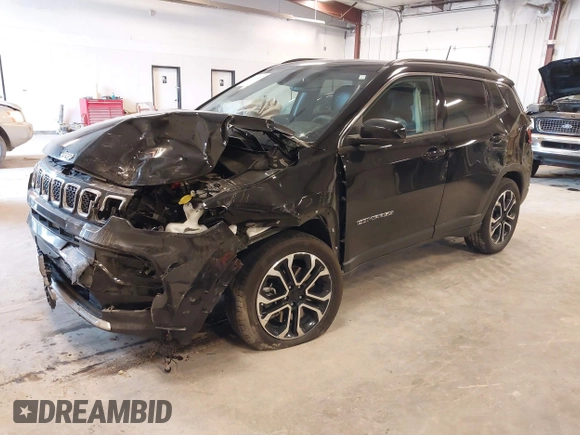 2024 Jeep Compass Limited с VIN 3C4NJDCN4RT582766, выставлен на аукционе IAAI как лот 41909782 с пробегом 13 134 миль миль и . История ставок и продаж доступна на DreamBid. Изображение 17.