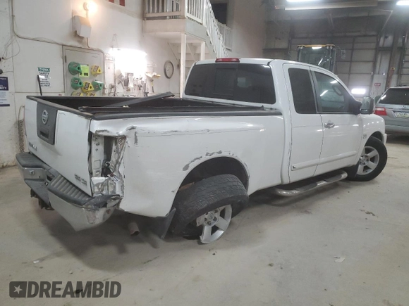 2004 Nissan Titan SE with VIN 1N6AA06A44N503229, listed as a Copart auction lot 83884764 with 171,125 mi miles and Salvage Title. Bid and sale history available at carsss.com. Image 3.