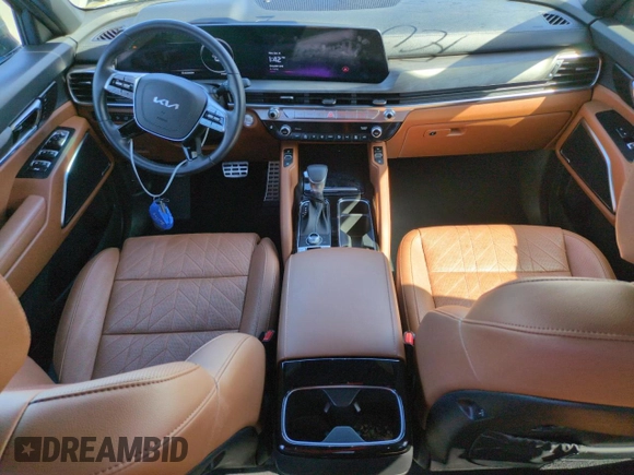 2024 Kia Telluride SX X-Pro z VIN 5XYP5DGC0RG468678, wystawiony jako Copart lot #74752534 z przebiegiem 14 761 mil mil oraz Nie do naprawy • Non repairable. Historia ofert i sprzedaży dostępna na DreamBid. Obrazek 8.