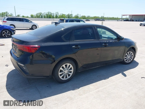 2020 Kia Forte LXS with VIN 3KPF24AD5LE258006, listed as a IAAI auction lot 42021722 with 50,379 mi miles. Bid and sale history available at carsss.com. Image 4.