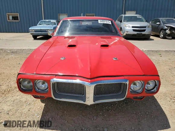1969 Pontiac Firebird with VIN 223379U116573, listed as a Copart auction lot 64091015 with 142 mi miles and Clean title. Bid and sale history available at DreamBid. Image 5.
