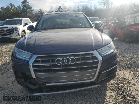 2018 Audi Q5 Premium with VIN WA1ANAFY9J2014052, listed as a Copart auction lot 46989835 with 126,505 mi miles and Salvage Title. Bid and sale history available at DreamBid. Image 5.