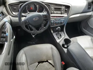 2013 Kia Optima EX с VIN 5XXGN4A76DG246591, выставлен на аукционе Copart как лот 60995845 с пробегом 179 314 миль миль и Списание • Salvage title. История ставок и продаж доступна на DreamBid. Изображение 8.
