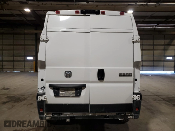 2024 Ram ProMaster Cargo Tradesman with VIN 3C6LRVDGXRE133304, listed as a Copart auction lot 49920835 with 23,133 mi miles and Salvage Title. Bid and sale history available at DreamBid. Image 6.