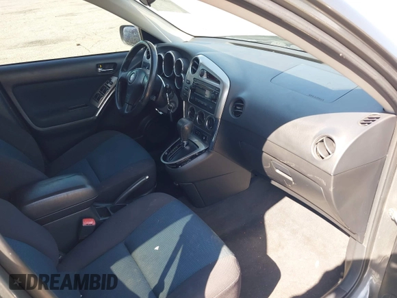2005 Toyota Matrix STD with VIN 2T1KR32E85C342284, listed as a IAAI auction lot 41987434 with 280,984 mi miles and . Bid and sale history available at DreamBid. Image 5.
