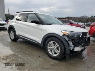 2023 Ford Explorer XLT with VIN 1FMSK7DH4PGA38145, listed as a Copart auction lot 44992815 with 44,351 mi miles and Salvage Title. Bid and sale history available at carsss.com. Image 4.