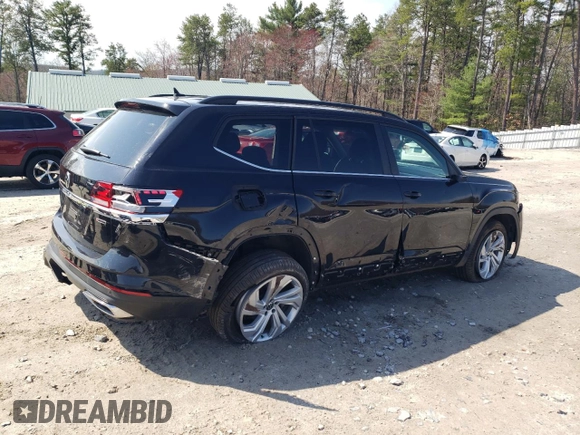 2021 Volkswagen Atlas SE с VIN 1V2HR2CA9MC563706, выставлен на аукционе Copart как лот 52491985 с пробегом 30 461 миль миль и Списание • Salvage title. История ставок и продаж доступна на DreamBid. Изображение 3.