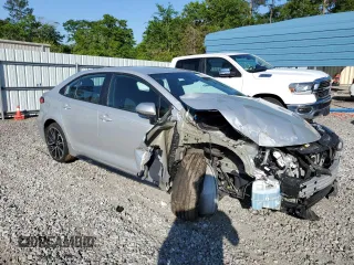 2021 Toyota Corolla SE with VIN 5YFS4MCE3MP090266, listed as a Copart auction lot 52882215 with 43,719 mi miles and Salvage Title. Bid and sale history available at DreamBid. Image 4.