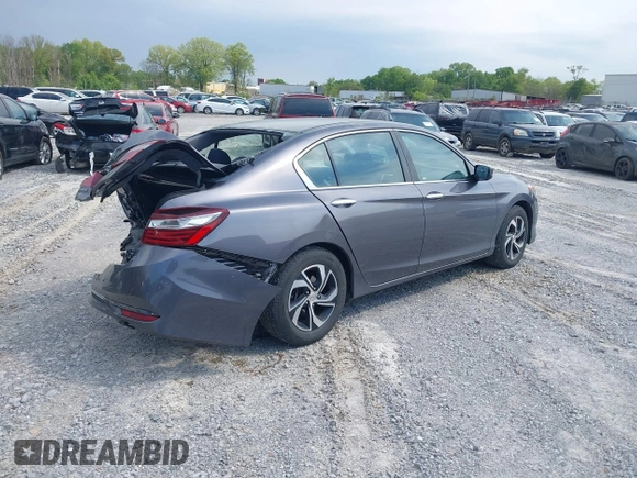 2017 Honda Accord LX with VIN 1HGCR2F33HA162048, listed as a IAAI auction lot 42006856 with 92,300 mi miles. Bid and sale history available at carsss.com. Image 4.