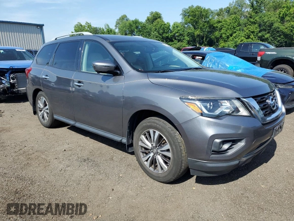 2017 Nissan Pathfinder SL with VIN 5N1DR2MM2HC603702, listed as a Copart auction lot 62452515 with 87,994 mi miles and Salvage title. Bid and sale history available at DreamBid. Image 4.