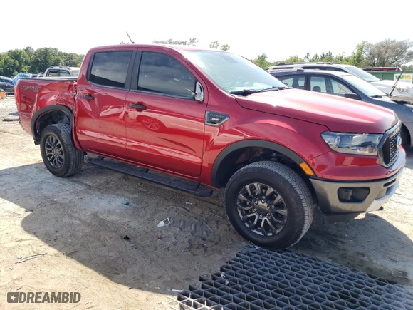 2021 Ford Ranger XL with VIN 1FTER4FH7MLD15155, listed as a Copart auction lot 52147895 with 66,526 mi miles and Salvage Title. Bid and sale history available at carsss.com. Image 4.