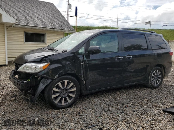 2019 Toyota Sienna XLE z VIN 5TDDZ3DC1KS221250, wystawiony jako Copart lot #59882545 z przebiegiem 85 299 mil mil oraz Szkoda całkowita • Salvage title. Historia ofert i sprzedaży dostępna na DreamBid. Obrazek 1.