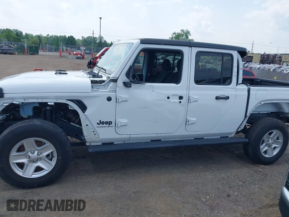 2023 Jeep Gladiator Sport S with VIN 1C6HJTAG3PL532694, listed as a IAAI auction lot 42446863 with 40,525 mi miles and . Bid and sale history available at DreamBid. Image 14.