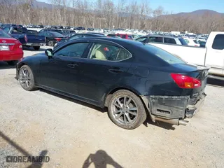 2008 Lexus IS 350 with VIN JTHBE262785019415, listed as a IAAI auction lot 41672025 with 141,228 mi miles. Bid and sale history available at carsss.com. Image 3.