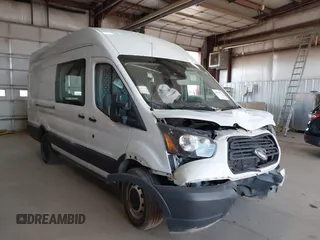 2019 Ford Transit Cargo with VIN 1FTBW3XG4KKA66859, listed as a IAAI auction lot 41940297 with 175,609 mi miles. Bid and sale history available at carsss.com. Image 1.