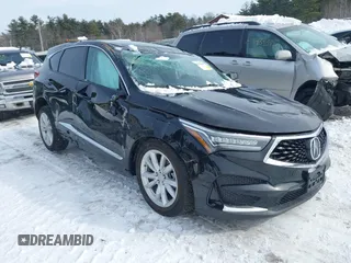 2021 Acura RDX with VIN 5J8TC2H37ML020010, listed as a IAAI auction lot 41535666 with 47,528 mi miles. Bid and sale history available at carsss.com. Image 1.
