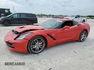 2016 Chevrolet Corvette Z51 2LT with VIN 1G1YK2D72G5117987, listed as a Copart auction lot 47851905 with 20,942 mi miles and Salvage Title. Bid and sale history available at carsss.com. Image 1.