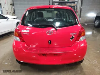 2011 Toyota Yaris with VIN JTDKT4K31B5333148, listed as a Copart auction lot 45413015 with 97,450 mi miles and Salvage Title. Bid and sale history available at carsss.com. Image 6.