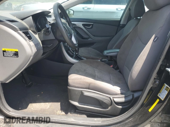 2015 Hyundai Elantra SE with VIN 5NPDH4AE6FH601629, listed as a Copart auction lot 65636335 with Not provided miles and Clean title. Bid and sale history available at DreamBid. Image 7.