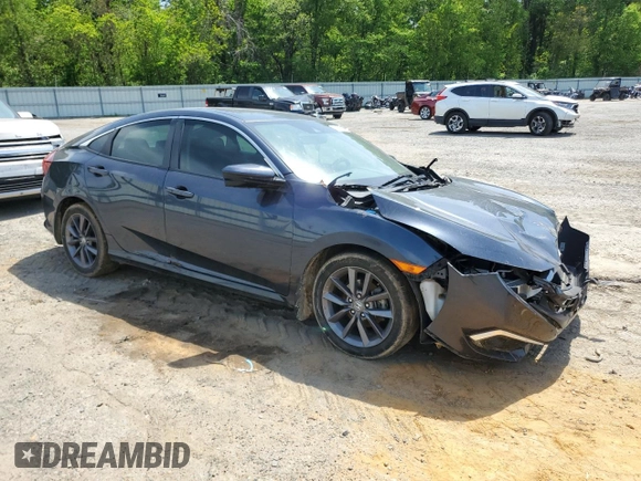 2020 Honda Civic EX-L z VIN 19XFC1F73LE017348, wystawiony jako Copart lot #52492255 z przebiegiem Nie podano mil oraz Szkoda całkowita • Salvage title. Historia ofert i sprzedaży dostępna na DreamBid. Obrazek 4.