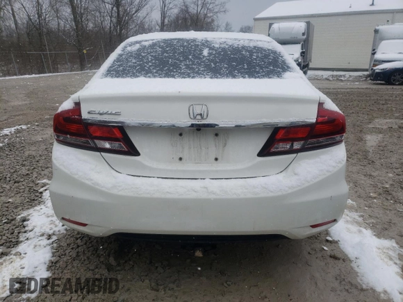 2015 Honda Civic Sedan LX with VIN 19XFB2F56FE263340, listed as a Copart auction lot 50523355 with 134,973 mi miles and Salvage Title. Bid and sale history available at carsss.com. Image 6.