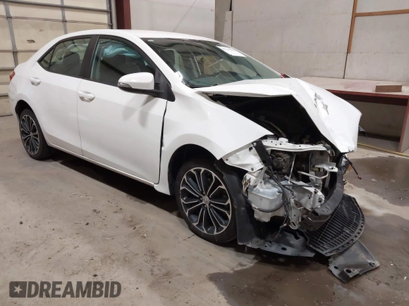 2016 Toyota Corolla L with VIN 5YFBURHE8GP465188, listed as a IAAI auction lot 41714985 with 101,943 mi miles and . Bid and sale history available at DreamBid. Image 1.