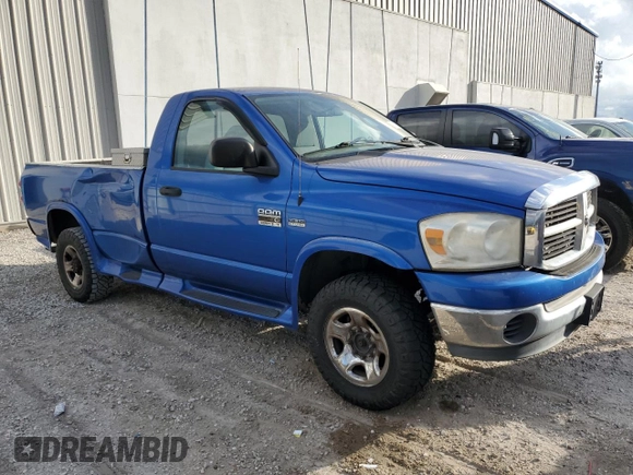 2007 Dodge Ram 2500 ST with VIN 3D7KS26D57G769369, listed as a Copart auction lot 86515104 with 183,619 mi miles and Clean Title. Bid and sale history available at carsss.com. Image 4.
