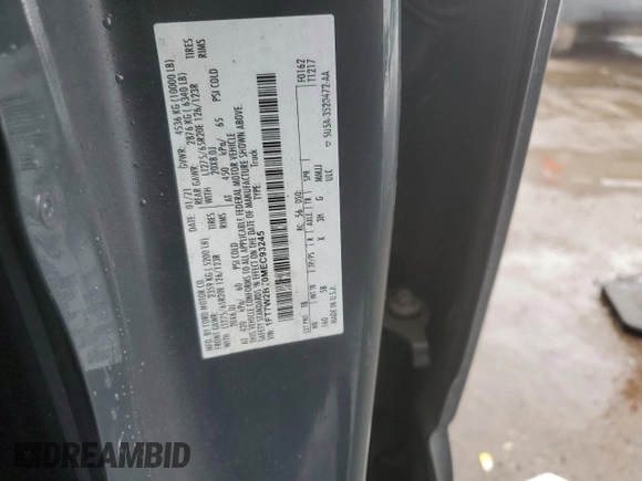 2021 Ford F-250 XL z VIN 1FT7W2BT0MEC93245, wystawiony jako Copart lot #55434575 z przebiegiem 85 778 mil mil oraz Szkoda całkowita • Salvage title. Historia ofert i sprzedaży dostępna na DreamBid. Obrazek 12.