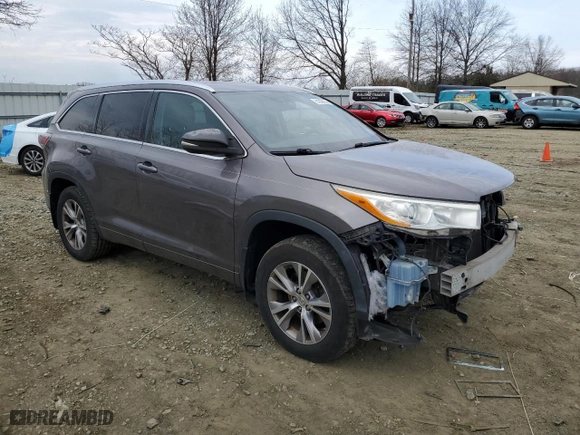 2014 Toyota Highlander XLE with VIN 5TDJKRFH2ES018617, listed as a Copart auction lot 51206035 with 143,788 mi miles and Salvage Title. Bid and sale history available at carsss.com. Image 4.