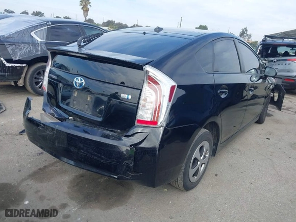 2012 Toyota Prius One with VIN JTDKN3DU1C5465757, listed as a IAAI auction lot 41467815 with NaN miles. Bid and sale history available at carsss.com. Image 4.