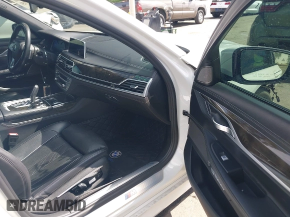 2017 BMW 7 Series 750i with VIN WBA7F0C32HGM22273, listed as a IAAI auction lot 41857151 with 90,518 mi miles and . Bid and sale history available at carsss.com. Image 5.