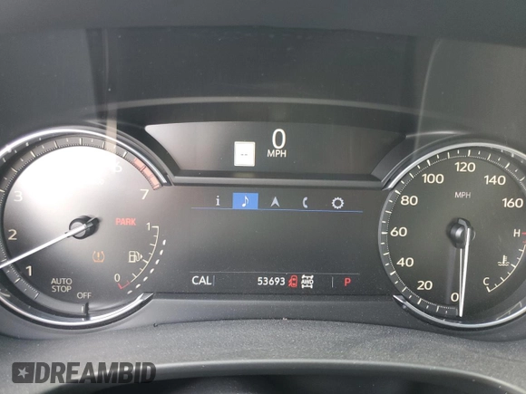 2021 Cadillac XT4 AWD Sport with VIN 1GYFZFR43MF054379, listed as a Copart auction lot 55338315 with 53,693 mi miles and Salvage title. Bid and sale history available at DreamBid. Image 9.