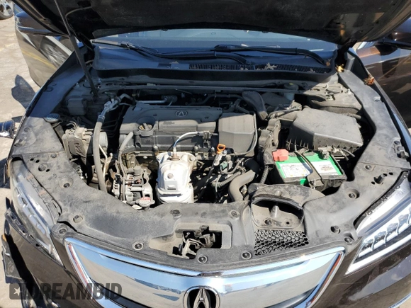 2016 Acura TLX with VIN 19UUB1F33GA010305, listed as a Copart auction lot 50541015 with 106,225 mi miles and Salvage Title. Bid and sale history available at carsss.com. Image 12.