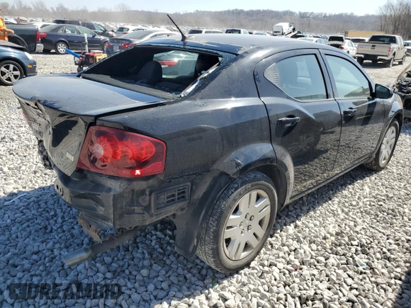2014 Dodge Avenger SE z VIN 1C3CDZAG7EN232725, wystawiony jako Copart lot #48995875 z przebiegiem 114 367 mil mil oraz Szkoda całkowita • Salvage title. Historia ofert i sprzedaży dostępna na DreamBid. Obrazek 3.